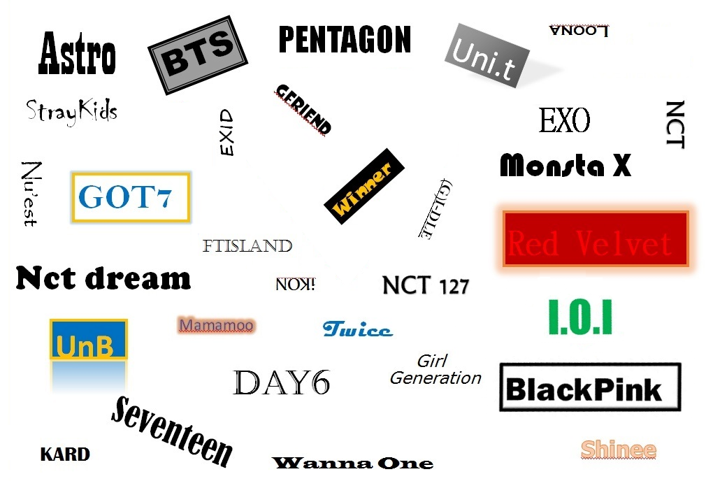 kpop-various groups